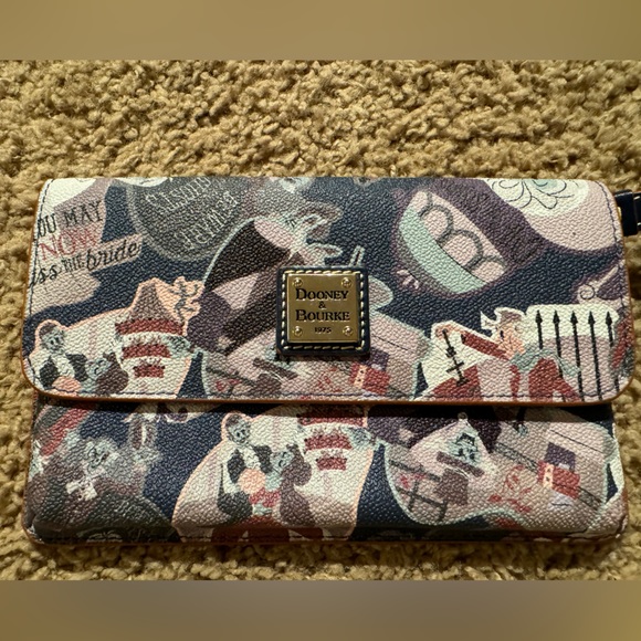 Dooney & Burke Disney Haunted Mansion Wristlet - Picture 1 of 3